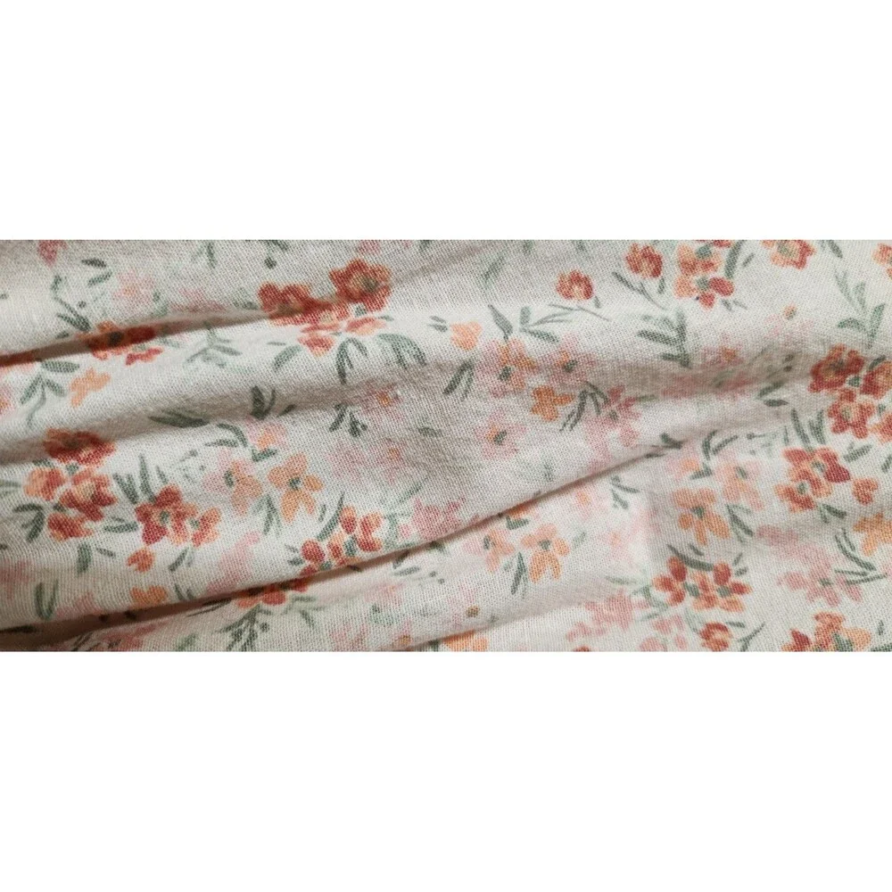 Oshkosh B'gosh Girls Floral Jumpsuit Size 10/10A 55% Linen and 45% Cotton